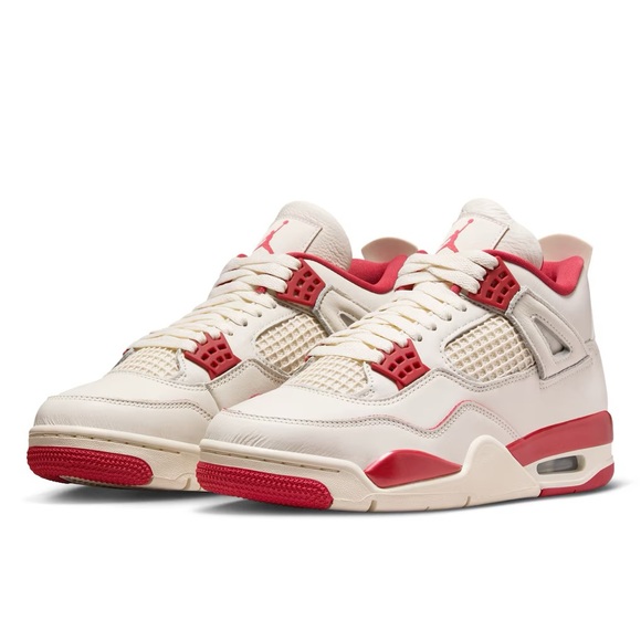 ❤️🤍 Nike Air Jordan 4 Retro Valentine’s Day ❤️🤍 - Picture 2 of 6